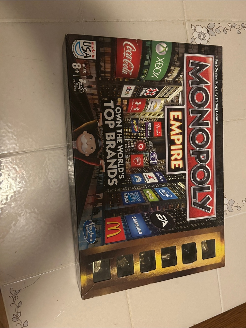 Hasbro Monopoly Empire Board Game - Red, Black, Gold